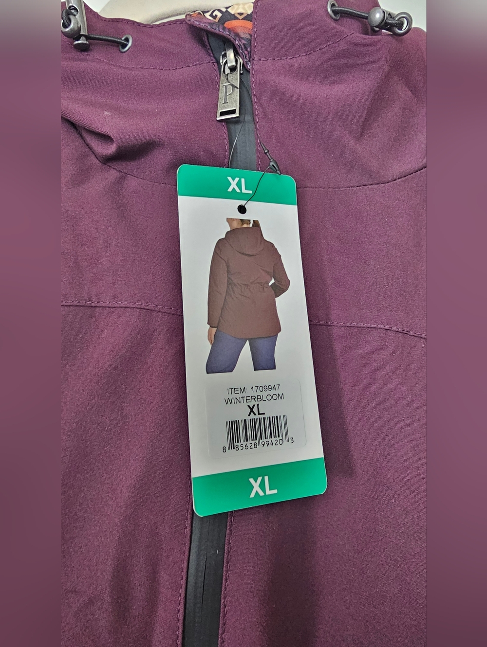 Pendleton Winterbloom Jacket XL NWT Waterproof Hooded Coat Plum Boho Outdoor - Picture 4 of 9